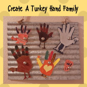 Create A Turkey Hand Family SM Post