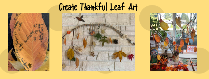 Create Thankful Leaf Art Website